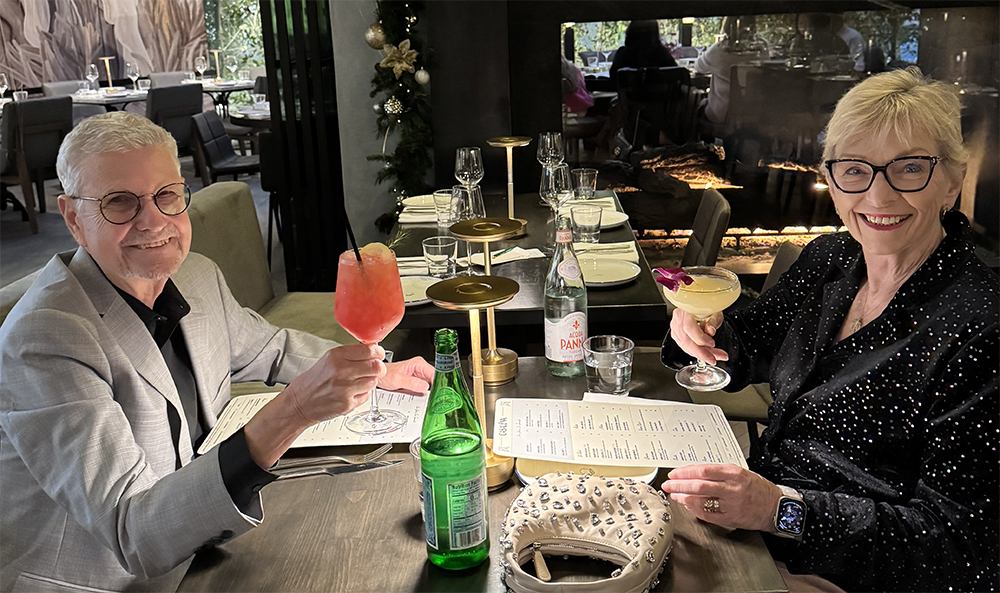 Volunteers Mark and Norma